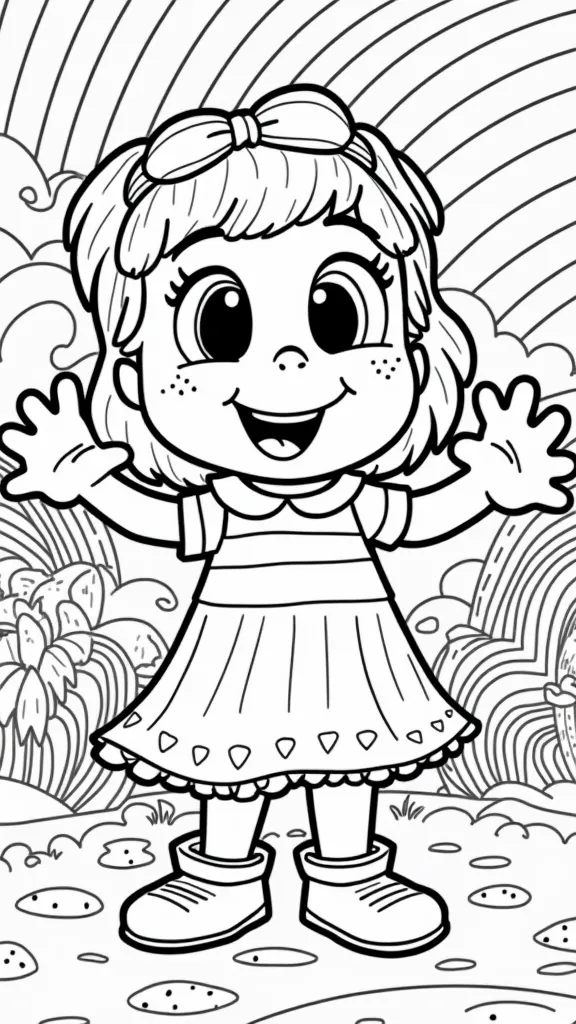 rainbow friends purple coloring pages